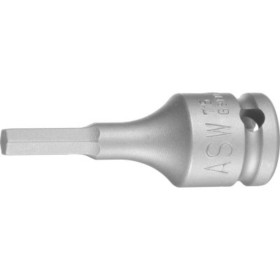 Silová za tepla kovaná šroubováková hlavice 3/8" vnitřní šestihran 5 mm ASW