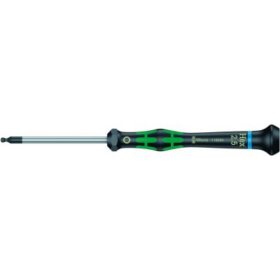 Šroubovák pro elektroniku vnitřní 6-hran kulička 2,5mm Wera