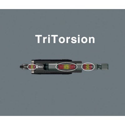 Držák na bity 1/4" Impaktor rozpěrný kroužek a kroužkový magnet Wera - obrázek