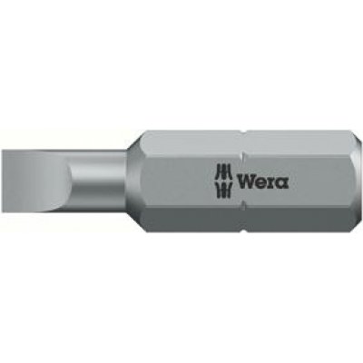 Bit tvrdý 1/4" DIN 3126 C6,3 plochý 8 x 1,2 x 25 mm Wera