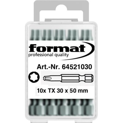 Bit 1/4Z DIN3126 E6,3 T20 x 50 mm 10ks FORMAT