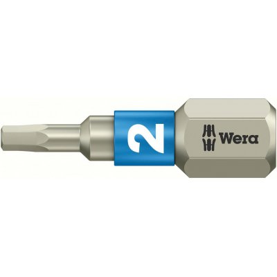 Bit nerez 1/4" DIN3126C6,3 vnitřní 6-hran, 2x25mm Wera