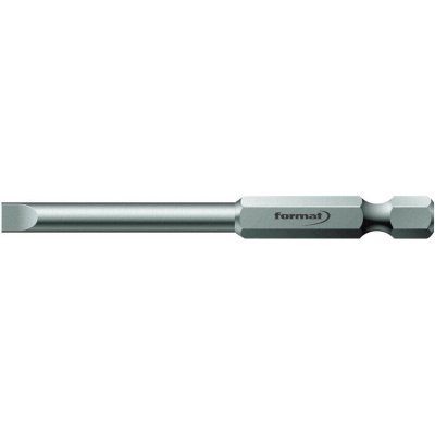 Bit tvrdý 1/4" DIN 3126 E6,3 plochý 4 x 0,8 x 89 mm FORMAT