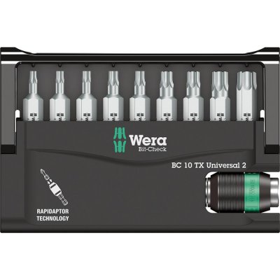 Sada bity Bit-Check 10 Universal 2 Wera