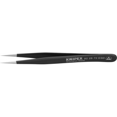 Pinzeta ESD 110mm černá KNIPEX