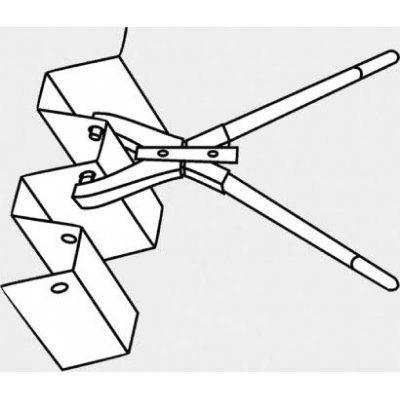 Děrovací kleště na lichoběžníkový plech 700mm ALARM - obrázek