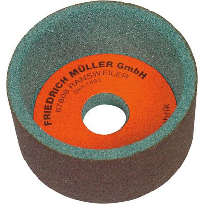 Hrncový brusný kotouč karbid křemíku 100x50x20mm K80 Müller