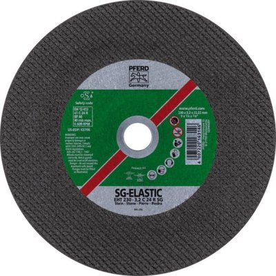 Řezný kotouč na kámen SG-ELASTIC C24RSG 230 x 3,2 mm rovný Pferd