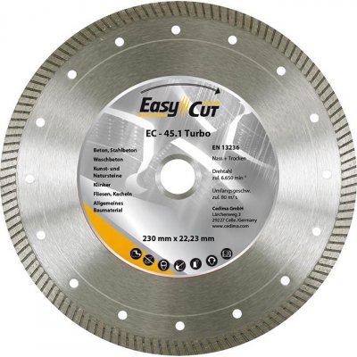 Diamantový dělicí kotouč EC-45.1 115x1,2x10x22,23 mm CEDIMA