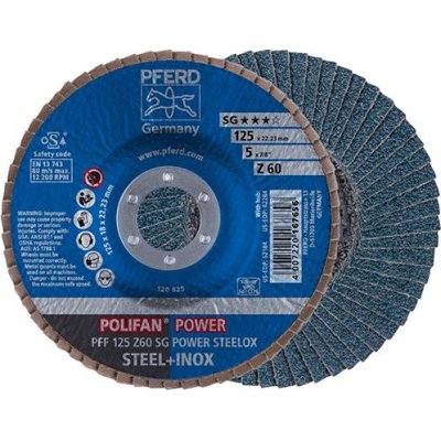 Lamelový brusný kotouč Z 40SG rovný 125 mm K40 Pferd - obrázek