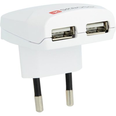 Cestovní adaptér USB Charger 2. 4A SKROSS