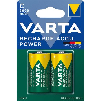 Baterie RECHARGEABLE aku C 3000mAh VARTA