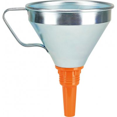 Trychtýř ocelový plech se sítkem 02344 průměr 200 mm 3,2 l PRESSOL