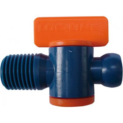 Uzavírací kohout 2 ks pro hadici na chladivo 1/2" s vnitřním závitem NPT LOC-LINE