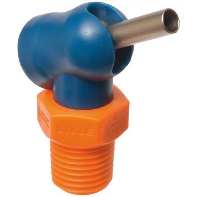 Vysokotlaká tryska XW pro hadice na chladivo 1/8" 70bar O1,6x12,7mm modro-oranžová LOC-LINE
