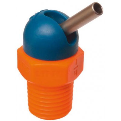 Vysokotlaká tryska CD pro hadici na chladivo 1/4" 70 bar průměr 2,2 x 0 mm šedá LOC-LINE