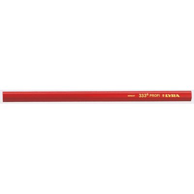 Tesařská tužka 333 oválná, červená 24cm LYRA