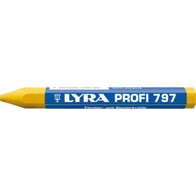 Lesnická a značkovací křída 797 žlutá, 12 ks./balení LYRA