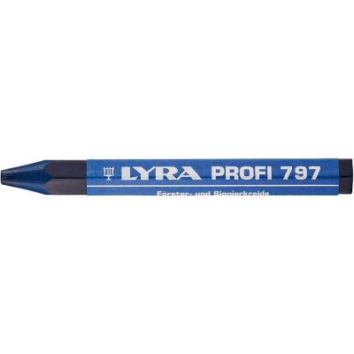 Lesnická a značkovací křída 797 modrá, 12 ks./balení LYRA