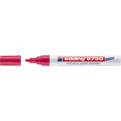 Průmyslový lakovací značkovač 8750 červená edding