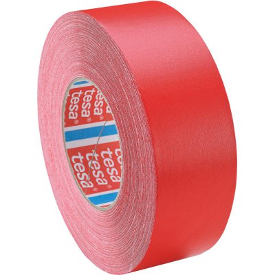 Textilní lepicí páska 4651 potah plastem 25mmx50m červená Tesa
