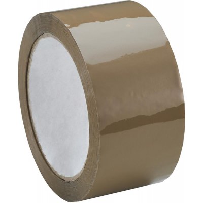 Balící páska F29 polypropylen s akrylátovým lepidlem 50 mm x 66 m žlutohnědá - obrázek
