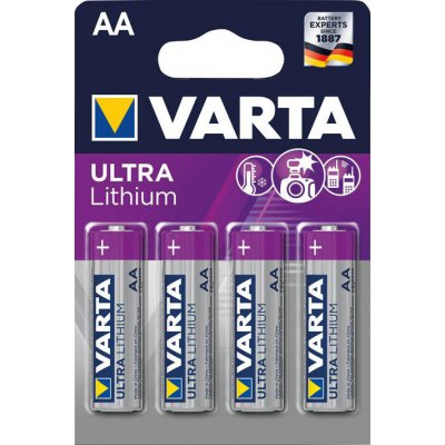 Baterie Professional Lithium AA 4 ks. v blistr ks. VARTA