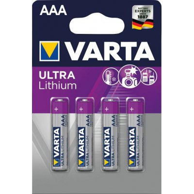 Baterie Professional Lithium AA 4 ks. v blistr ks. VARTA