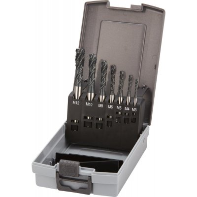 Sada strojních závitníků HSS-Co5, černěný, typ INOX 6H M3-M12 FORTIS