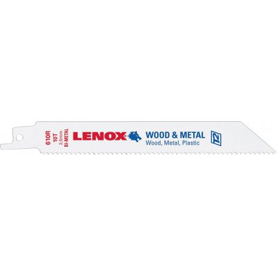 List pro šavlovou pilu 152x19x0,9 mm, 10 zubů, balení 5 ks LENOX