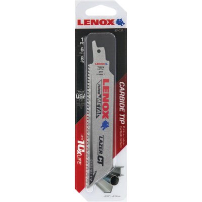 List pro šavlovou pilu 152x25x1,3 mm, 8 zubů, balení 1 ks LENOX - obrázek