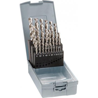 Sada spirálových vrtáků DIN338 HSS-Co5 vybrušovaný typ Ti 1-5,9 mm GÜHRING