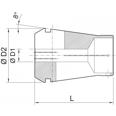 Kleština Power Collet ER16 2mm HAIMER - obrázek