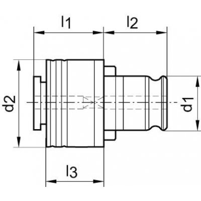 Rychlovýměnná vložka ES 1 3,50mm FORTIS - obrázek