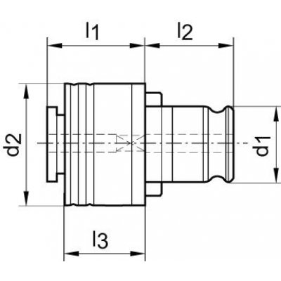 Rychlovýměnná vložka ES 2 140mm/M18 FORMAT EX - obrázek