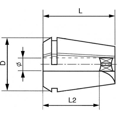 Kleština čtyřhran ER16 2,8x2,1 FORMAT EX - obrázek