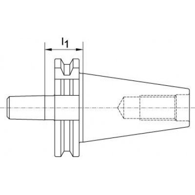 Úchyt na sklíčidlo DIN69871A SK50-B16 FORTIS - obrázek