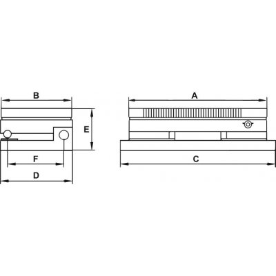 Precizní magnetický stůl 250x150mm/100N FLAIG - obrázek