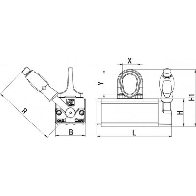 Magnet pro zvedání břemen FX-150 FLAIG - obrázek