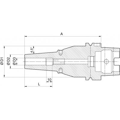 Termo upínač DIN69863A stopka A-63 SL 20x75mm HAIMER - obrázek