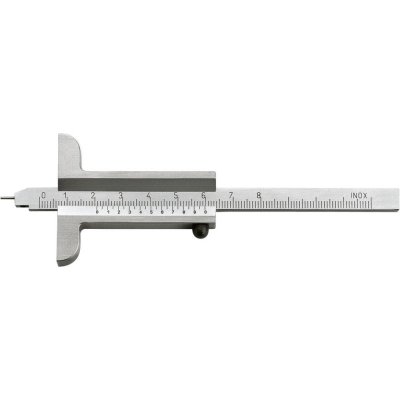 Posuvný hloubkoměr měřicí kolík 200mm 1/50 FORTIS
