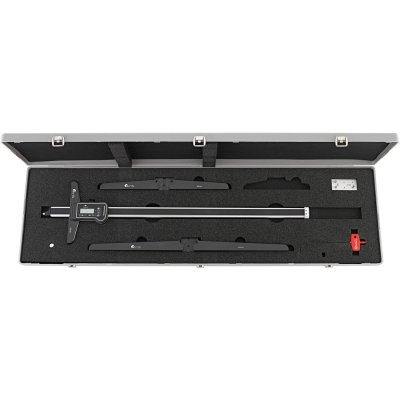 Sada posuvné hloubkoměry digitální 500mm nízkohmotnostní provedení FORTIS - obrázek