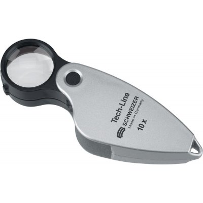 Lupa s pouzdrem Tech-Line 10-násobná D 22,8 mm SCHWEIZER