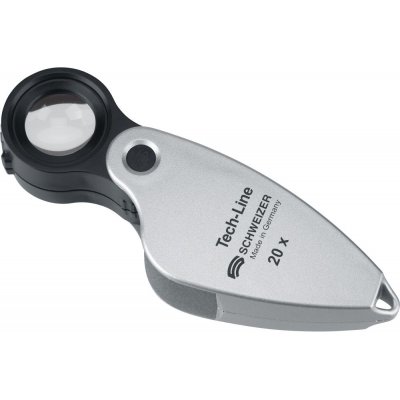 Lupa s pouzdrem Tech-Line 20-násobná D 16,3 mm SCHWEIZER