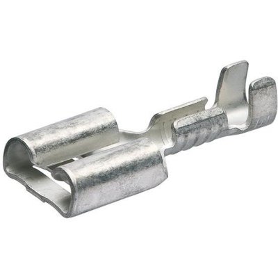 Zásuvné koncovky, bez izolace 6,3 2,5 mm2, balení 100 ks KNIPEX
