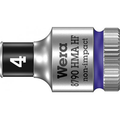 Nástrčný klíč 6-hranný 1/4" 4 mm s přidržovací funkcí Wera