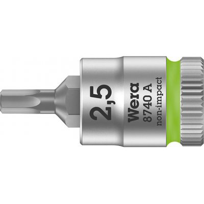 Šroubováková hlavice 1/4", vnitřní šestihran 2,5x28 mm Wera