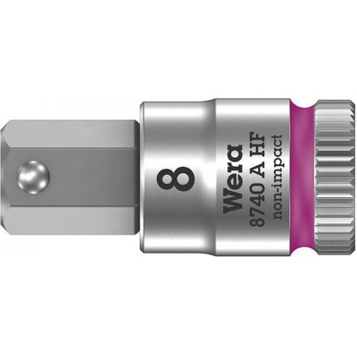 Šroubováková hlavice 1/4", vnitřní šestihran s přidržovací funkcí, 8x28 mm Wera