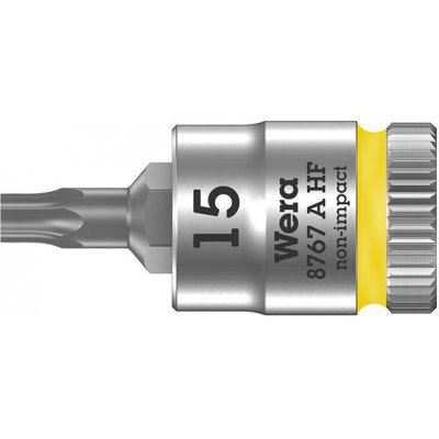 Šroubováková hlavice s přidržovací funkcí 1/4" T15x28 mm Wera