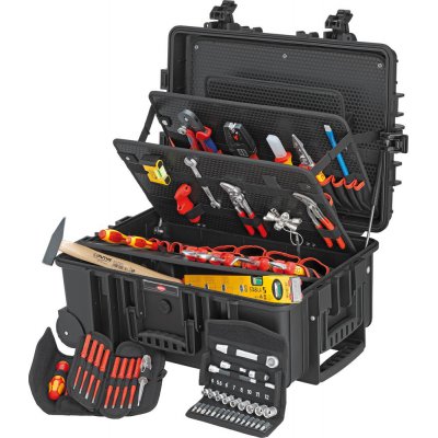 Kufr s nářadím Robust 45 pro elektrikáře 63 ks KNIPEX